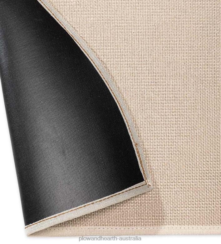 Plow & Hearth Flame-Resistant Fiberglass Half-Round Rug P22BD2801 Accessories