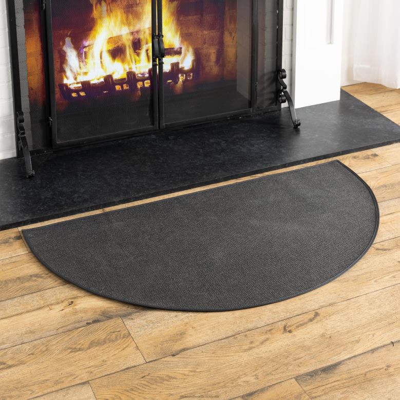 Plow & Hearth Flame-Resistant Fiberglass Half-Round Rug P22BD2801 Accessories