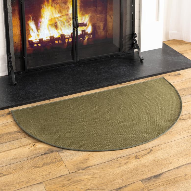 Plow & Hearth Flame-Resistant Fiberglass Half-Round Rug P22BD2801 Accessories