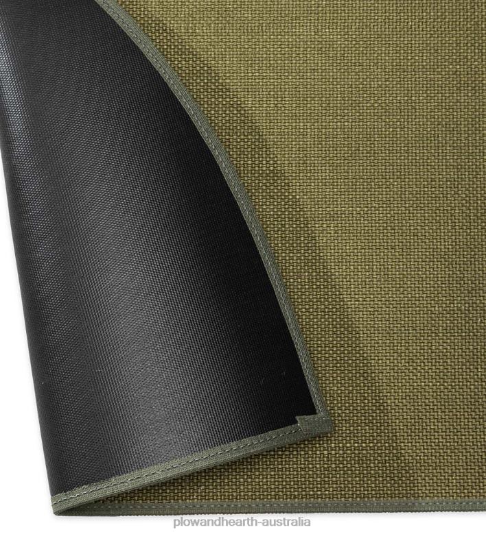 Plow & Hearth Flame-Resistant Fiberglass Half-Round Rug P22BD2801 Accessories