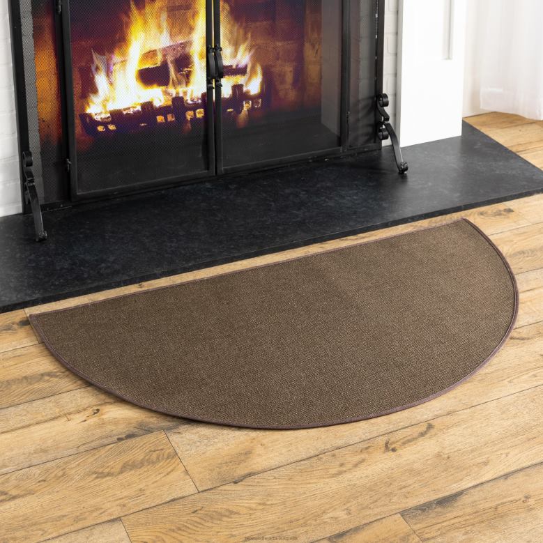 Plow & Hearth Flame-Resistant Fiberglass Half-Round Rug P22BD2801 Accessories