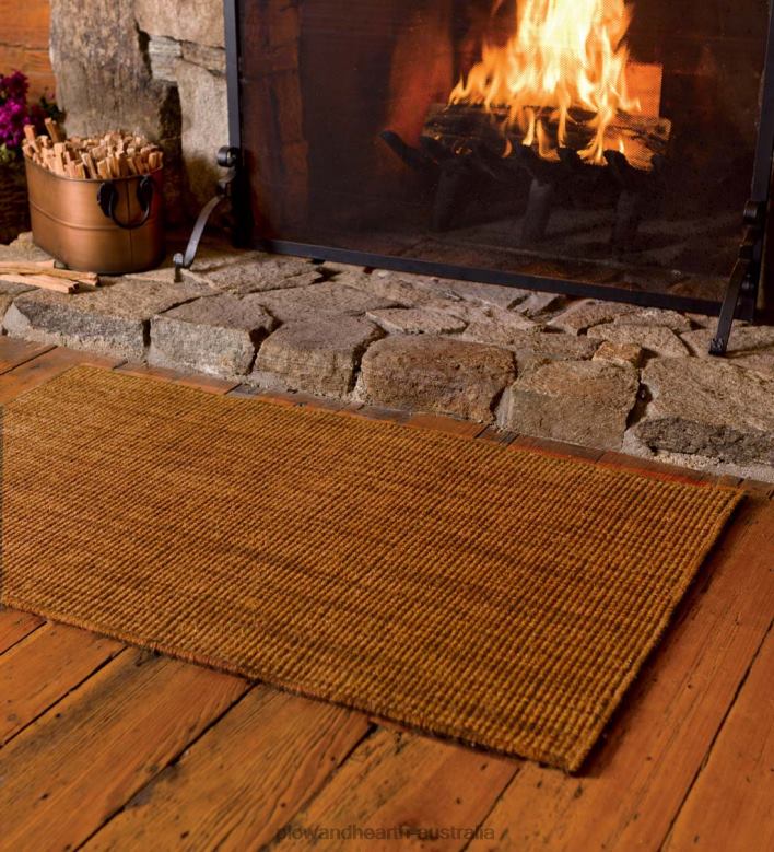 Plow & Hearth Wool Blend Dalton Rug, 3'6 x 5'6- Chocolate P22BD2804 Accessories