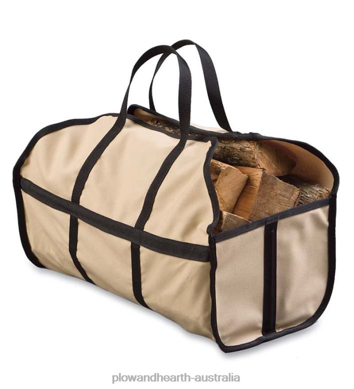 Plow & Hearth Canvas Log Carrier P22BD2956 Accessories
