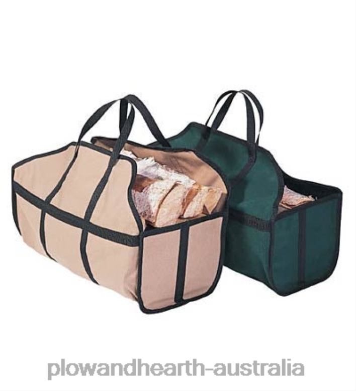 Plow & Hearth Canvas Log Carrier P22BD2956 Accessories