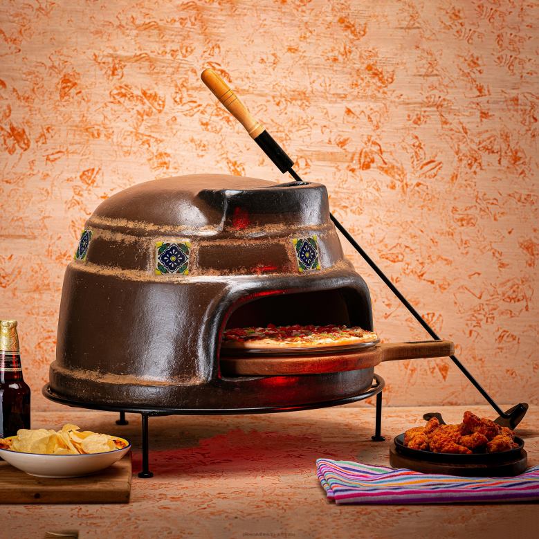 Plow & Hearth Talavera Brown Pizza Oven P22BD2949 Accessories