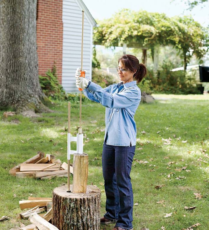 Plow & Hearth Smart Log Splitter - White P22BD2958 Accessories