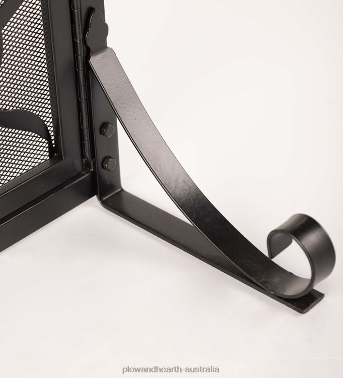 Plow & Hearth Astoria Two-Door Fireplace Screen, Small - Black P22BD3137 Fireplace