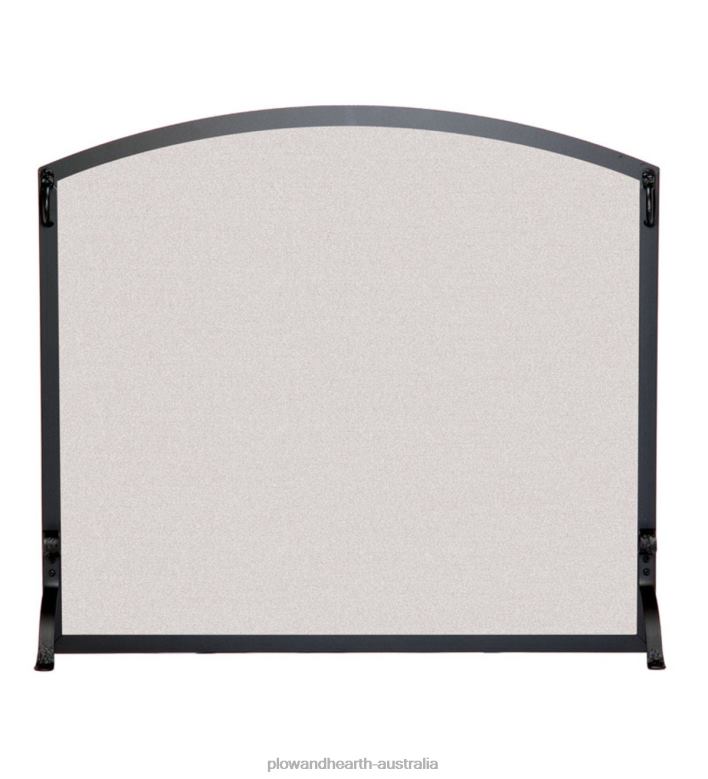 Plow & Hearth Flat Fireplace Screen With Arched Top P22BD2880 Fireplace