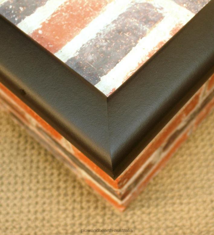 Plow & Hearth Flame-Resistant Metal Backed Guard - Black P22BD2834 Fireplace