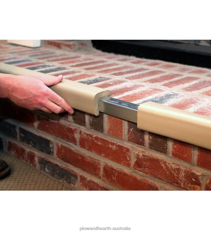 Plow & Hearth Flame-Resistant Metal Backed Guard - Black P22BD2834 Fireplace