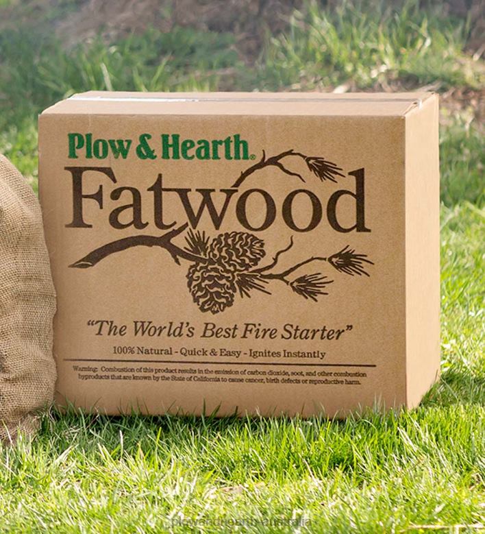 Plow & Hearth Fatwood Fire-Starter Pre-Split Kindling P22BD2705 Fireplace