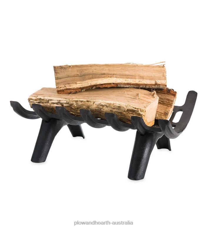 Plow & Hearth Cast Iron Deep-Bed Fireplace Grate P22BD2814 Fireplace