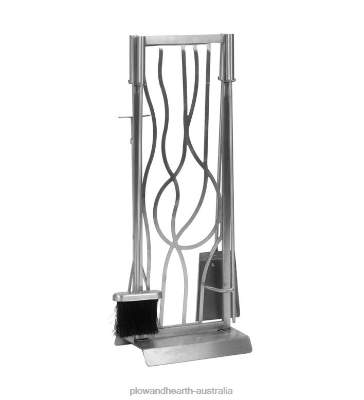 Plow & Hearth Modern Abstract Tool Set P22BD2791 Fireplace