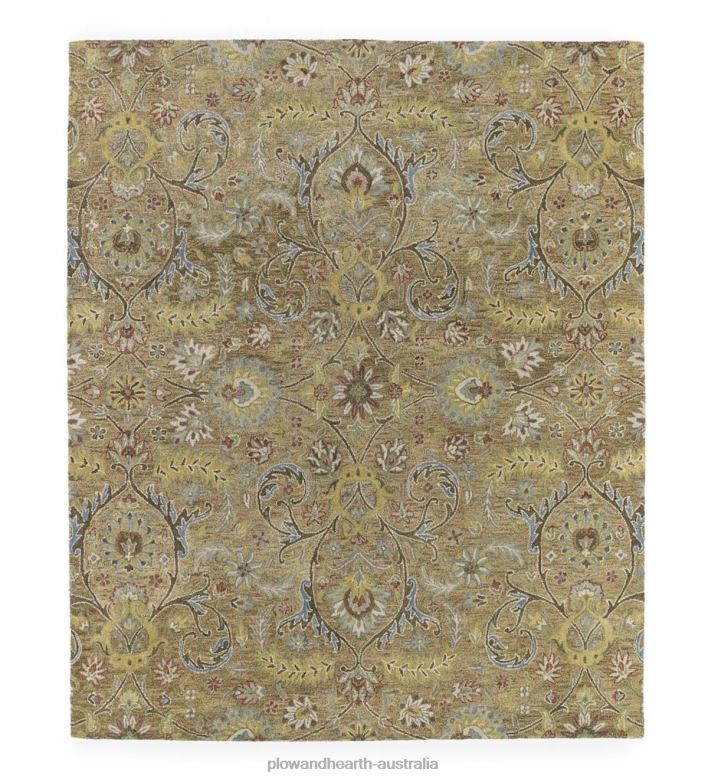 Plow & Hearth Meadow Fern Wool Rugs P22BD2129 Furniture