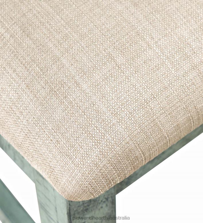 Plow & Hearth Chelsea Slatted Back Chair - Scrimshaw Whitewash P22BD2104 Furniture