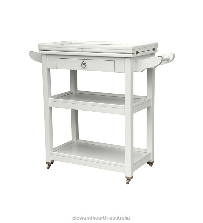 Plow & Hearth Laurel Ridge Farmhouse Collection Shelby Bar Keep - Cocoa P22BD2101 Furniture