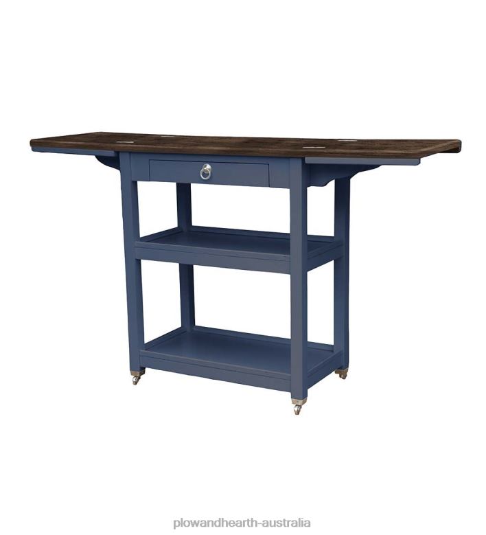 Plow & Hearth Laurel Ridge Farmhouse Collection Shelby Bar Keep - Cocoa P22BD2101 Furniture