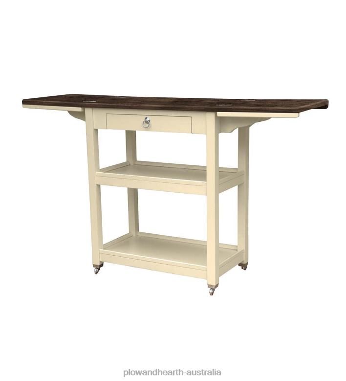 Plow & Hearth Laurel Ridge Farmhouse Collection Shelby Bar Keep - Cocoa P22BD2101 Furniture