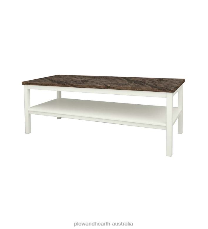 Plow & Hearth Laurel Ridge Farmhouse Collection Holden Coffee Table - Cocoa P22BD2115 Furniture