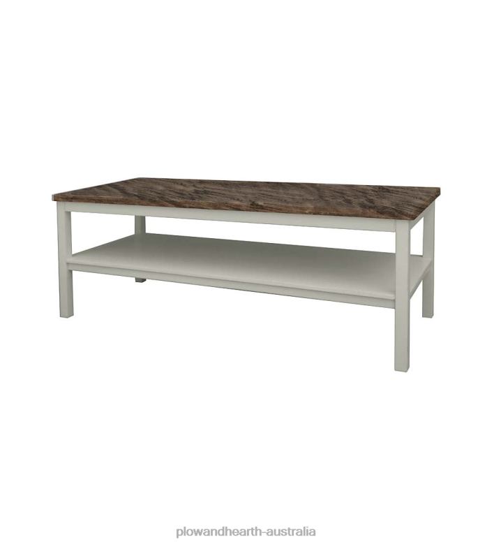 Plow & Hearth Laurel Ridge Farmhouse Collection Holden Coffee Table - Cocoa P22BD2115 Furniture