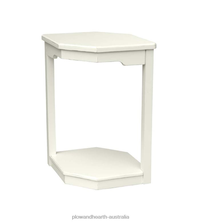 Plow & Hearth Laurel Ridge Farmhouse Collection Holden Hex Table - Grey/Cocoa P22BD2116 Furniture