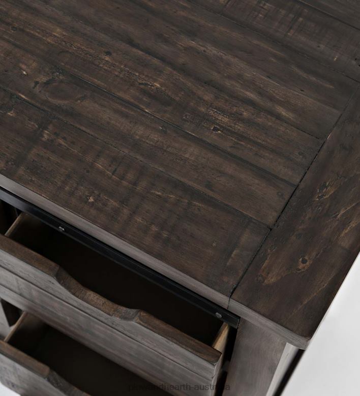 Plow & Hearth Cape Charles Barn Door Wood Storage Cabinet With Barnwood finish - Barnwood P22BD1993 Furniture