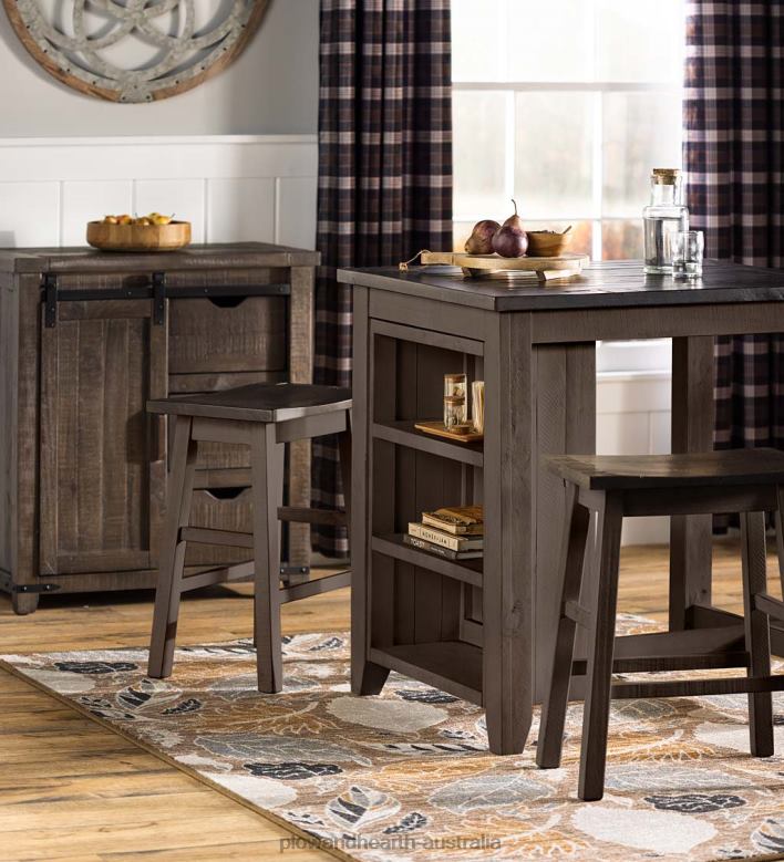 Plow & Hearth Cape Charles Barn Door Wood Storage Cabinet With Barnwood finish - Barnwood P22BD1993 Furniture