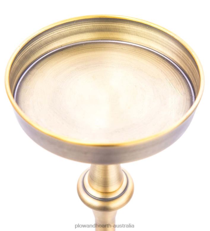 Plow & Hearth Martini Tables, Set of 2 - Antique Silver P22BD2022 Furniture