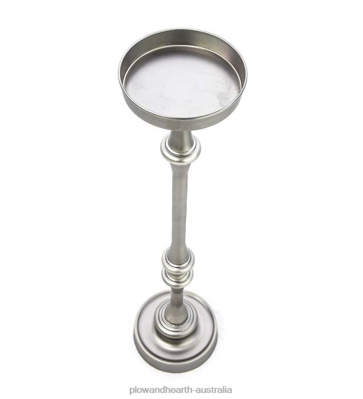 Plow & Hearth Martini Tables, Set of 2 - Antique Silver P22BD2022 Furniture