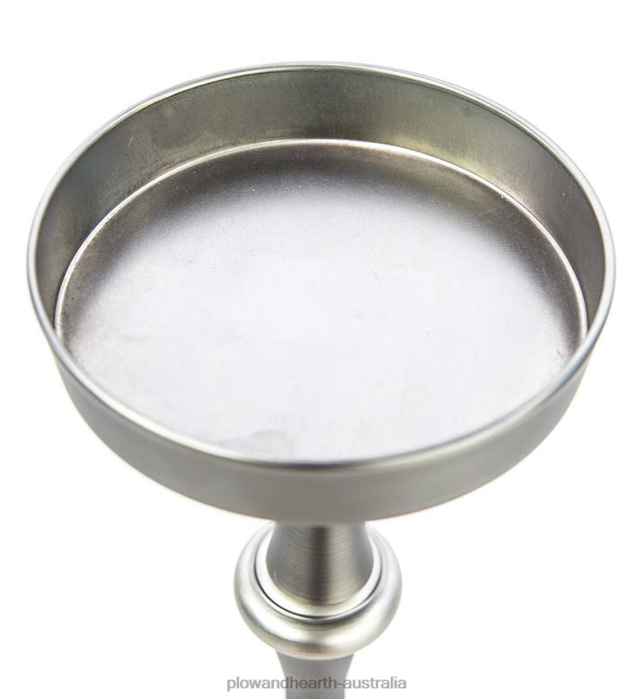 Plow & Hearth Martini Tables, Set of 2 - Antique Silver P22BD2022 Furniture