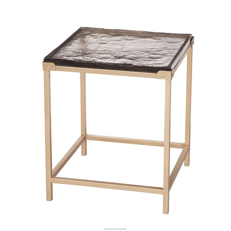Plow & Hearth Melissa Cast Glass End Table P22BD2013 Furniture