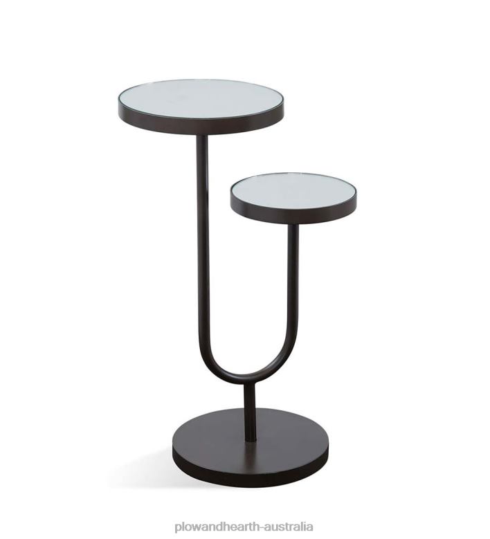 Plow & Hearth Mirrored Scatter Table - Bronze P22BD2019 Furniture