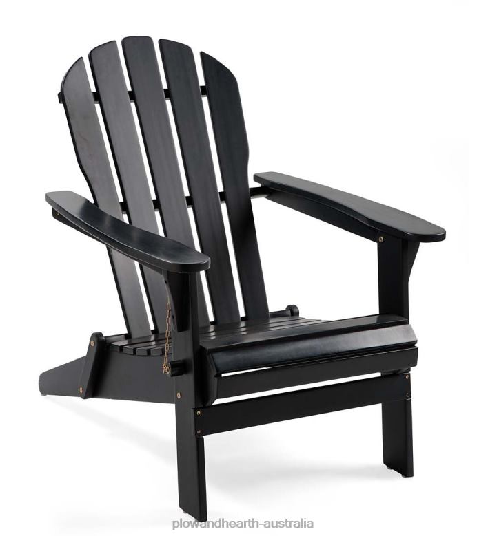 Plow & Hearth Eucalyptus Wood Adirondack Chair - Natural Stain P22BD3237 Furniture