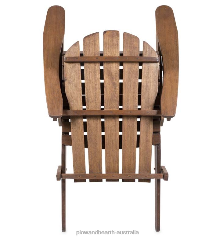 Plow & Hearth Eucalyptus Wood Adirondack Chair - Natural Stain P22BD3237 Furniture