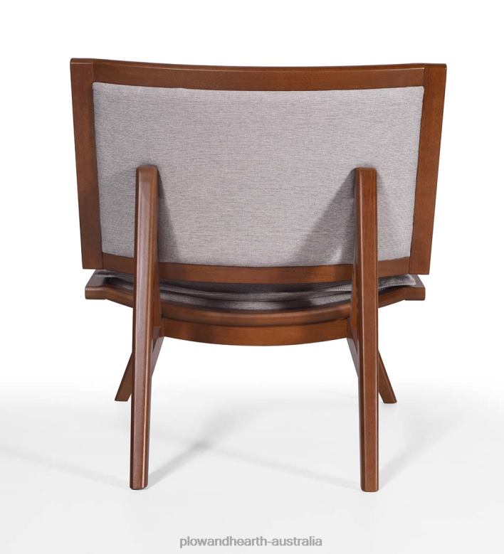 Plow & Hearth Kate Wood and Upholstered Accent Chair - Navy P22BD2026 Furniture