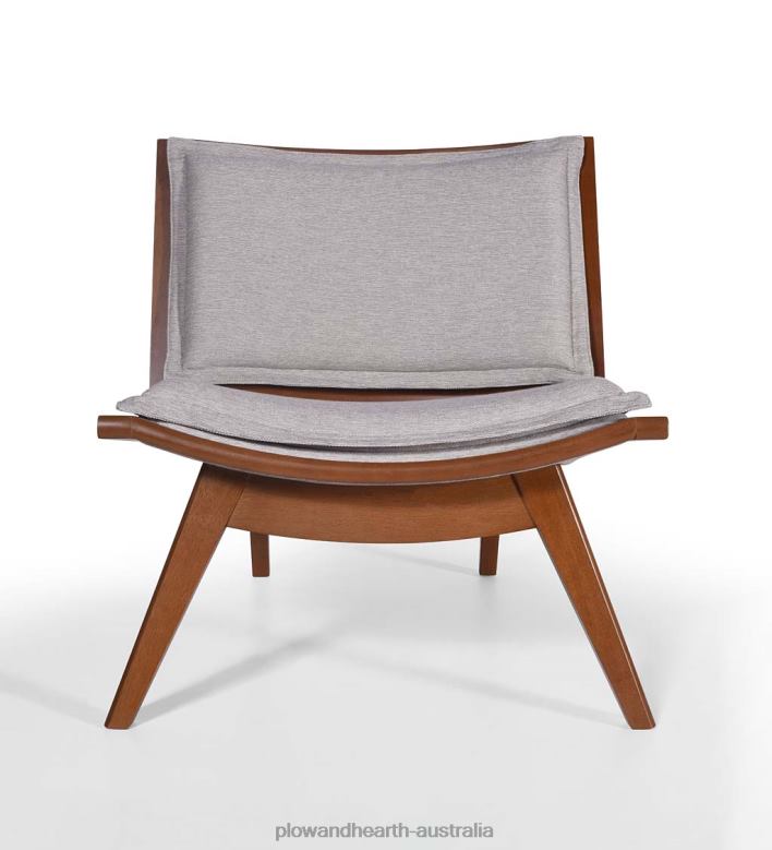 Plow & Hearth Kate Wood and Upholstered Accent Chair - Navy P22BD2026 Furniture