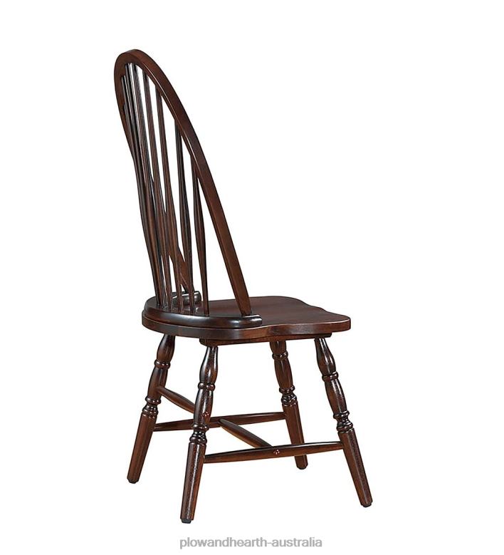 Plow & Hearth Traditional Hardwood Windsor Back Chair - Espresso P22BD2034 Furniture