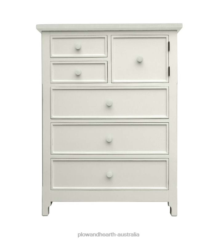 Plow & Hearth Laurel Ridge Farmhouse Collection Fletcher High Chest - Cocoa P22BD2083 Furniture