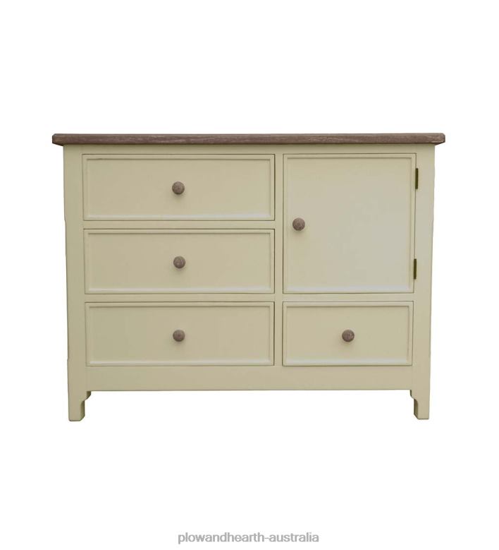 Plow & Hearth Laurel Ridge Farmhouse Collection Fletcher Single Chest - Cocoa P22BD2084 Furniture