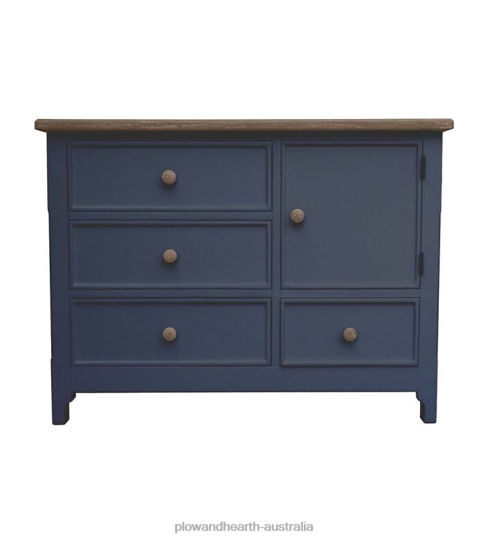Plow & Hearth Laurel Ridge Farmhouse Collection Fletcher Single Chest - Cocoa P22BD2084 Furniture