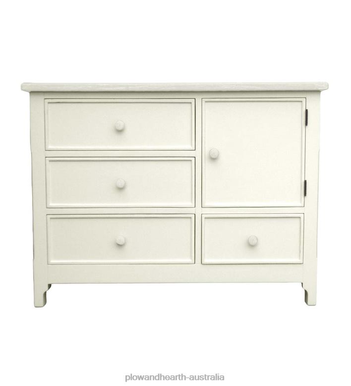 Plow & Hearth Laurel Ridge Farmhouse Collection Fletcher Single Chest - Cocoa P22BD2084 Furniture