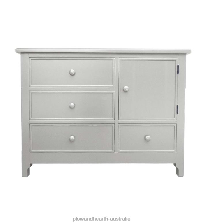 Plow & Hearth Laurel Ridge Farmhouse Collection Fletcher Single Chest - Cocoa P22BD2084 Furniture