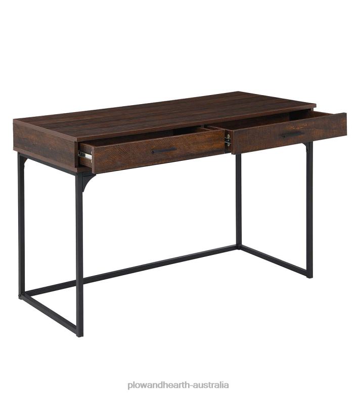 Plow & Hearth Harrison 2-Drawer Desk - Elm P22BD2088 Furniture