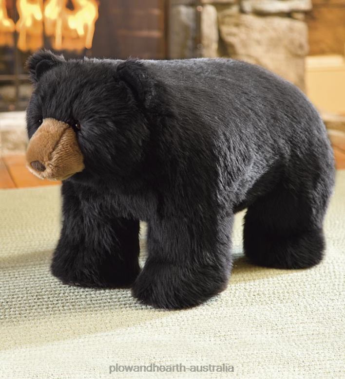 Plow & Hearth Black Bear Footstool P22BD2094 Furniture