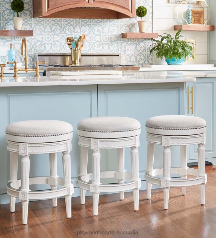 Plow & Hearth Chapman Swivel Seat Bar and Counter Stools P22BD2057 Furniture