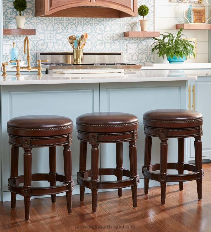 Plow & Hearth Chapman Swivel Seat Bar and Counter Stools P22BD2057 Furniture