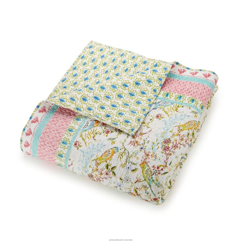 Plow & Hearth Ava Cotton Quilt 3-Piece Set - Full/Queen P22BD2666 Houseware