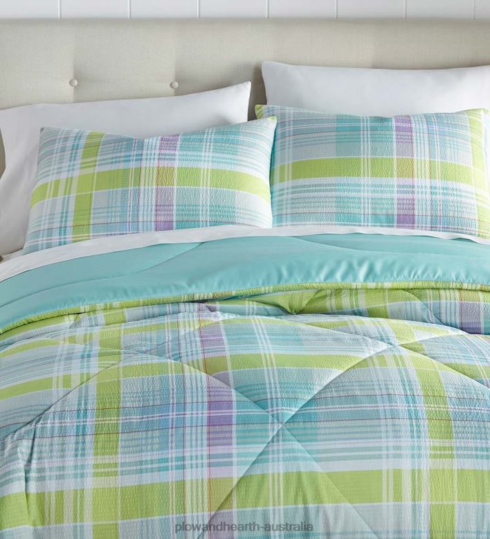 Plow & Hearth Emma Seersucker Comforter Set P22BD2673 Houseware