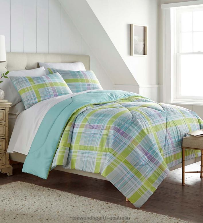 Plow & Hearth Emma Seersucker Comforter Set P22BD2673 Houseware