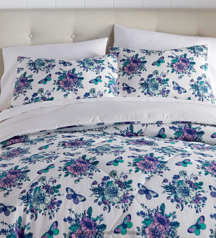 Plow & Hearth Emma Seersucker Comforter Set P22BD2673 Houseware